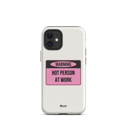 Hot Person At Work iPhone Case - blunt cases