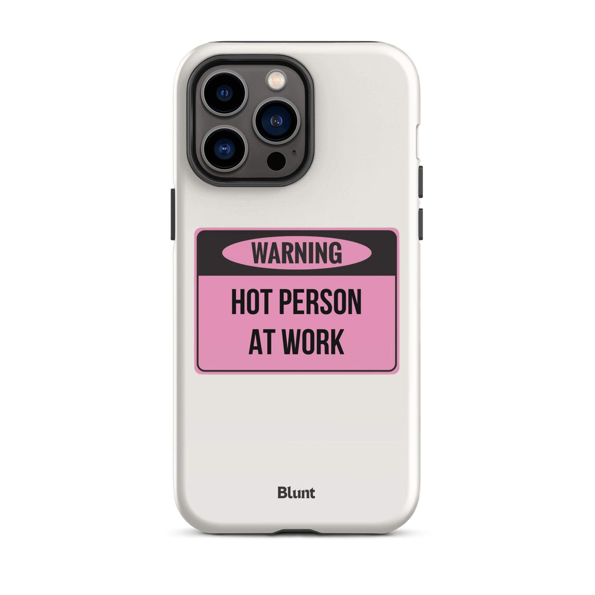 Hot Person At Work iPhone Case - blunt cases