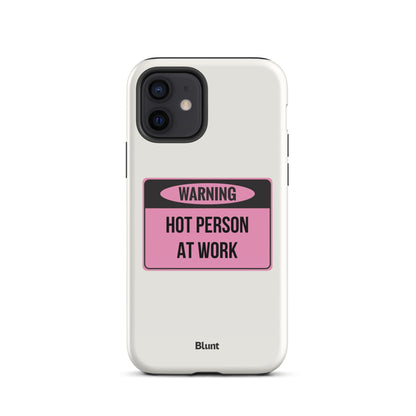 Hot Person At Work iPhone Case - blunt cases