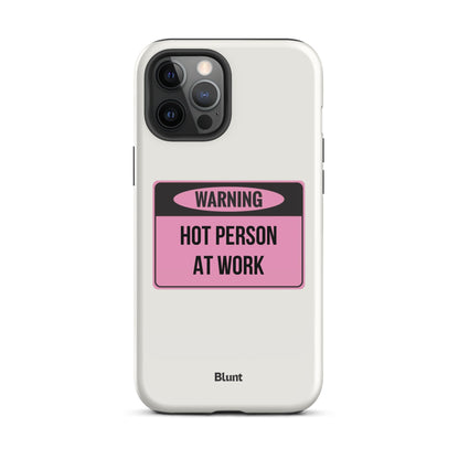 Hot Person At Work iPhone Case - blunt cases