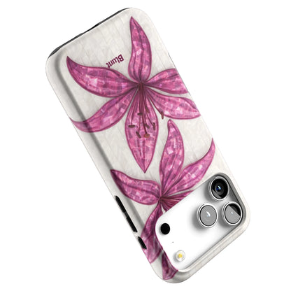 Purple-Floral-Luster-iphone-case-iPhone 17 Pro Max-4