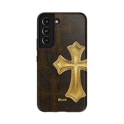 Gold Cross Samsung Case