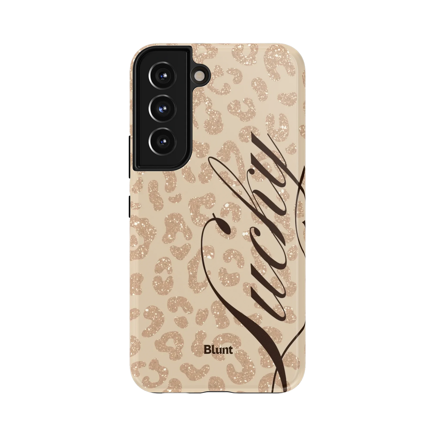 Cream Cheetah Lucky Samsung Case