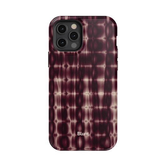 Purple Ripple iPhone Case