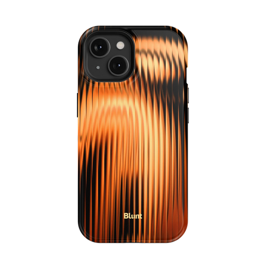 Copper Ripple iPhone Case