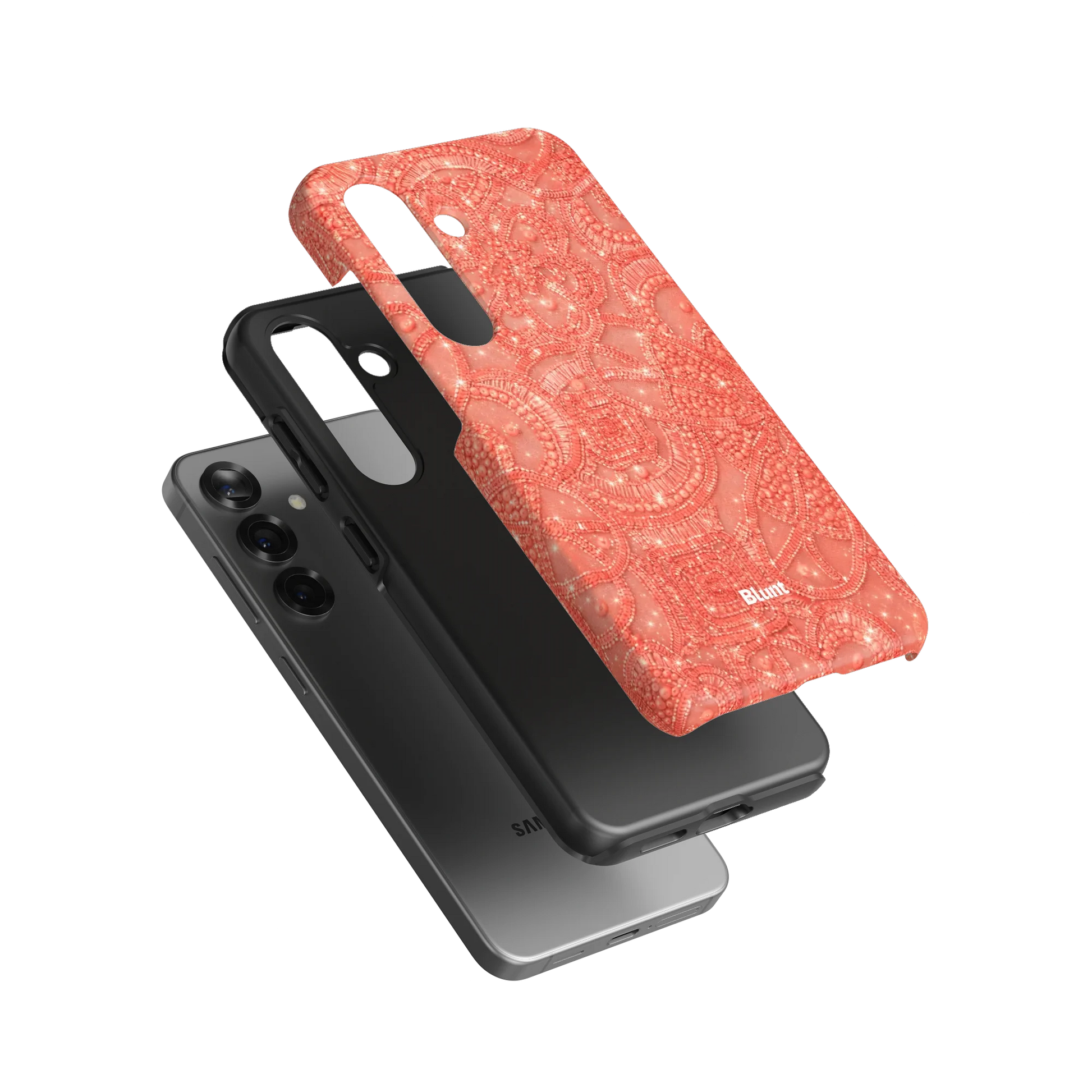 Coral-Glam-samsung-case-Galaxy S25-3