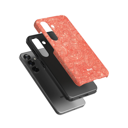 Coral-Glam-samsung-case-Galaxy S25-3