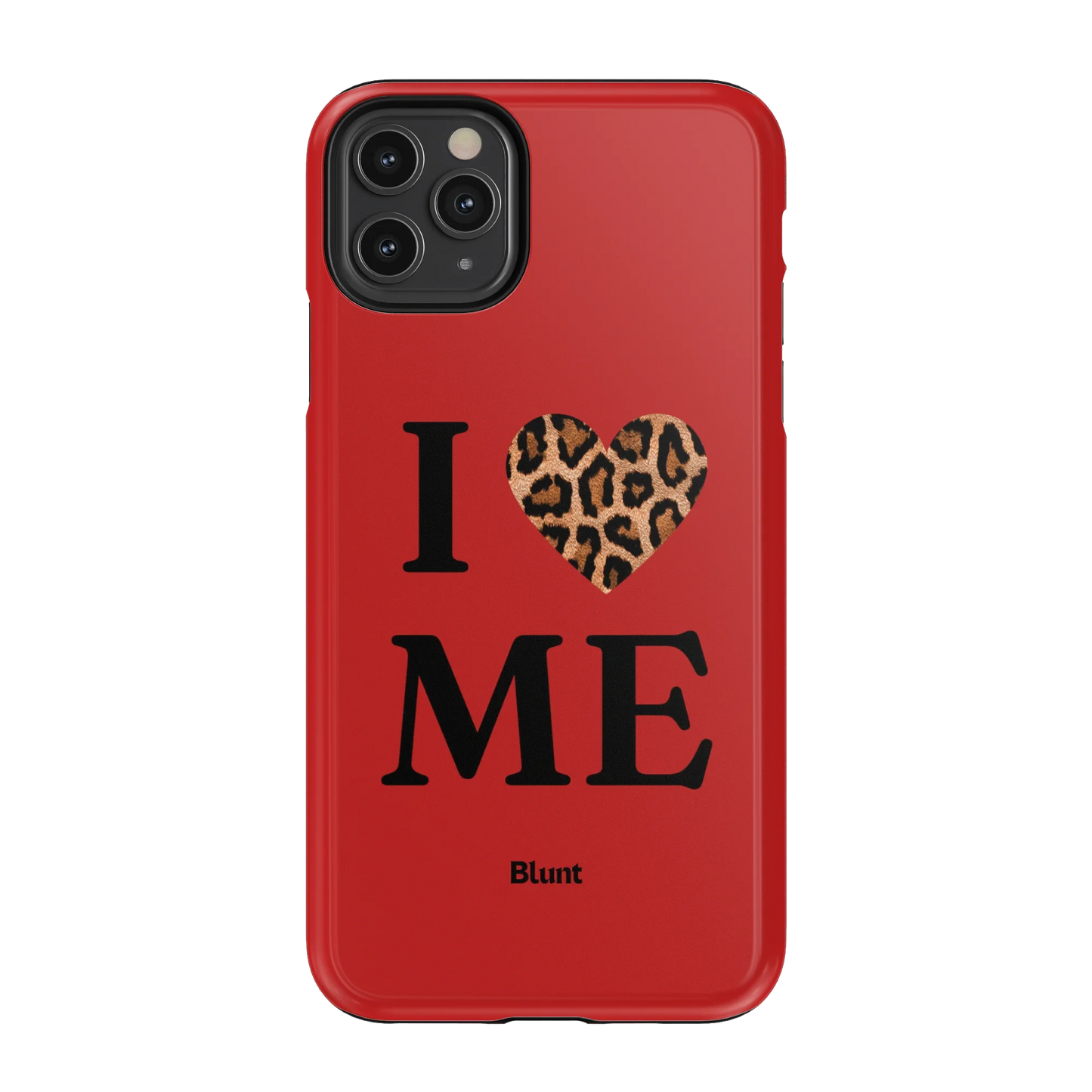 Red I Love Me iPhone Case