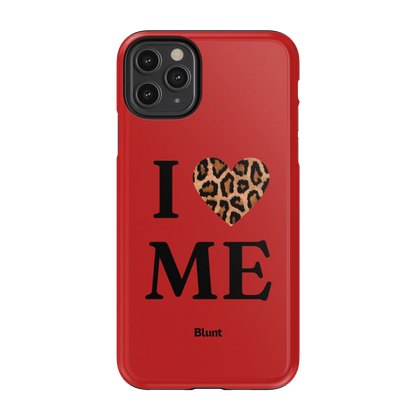 Red I Love Me iPhone Case
