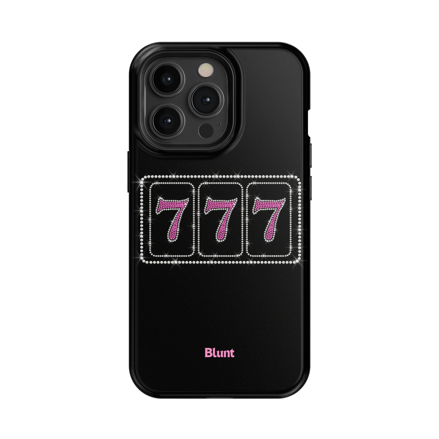Pink Lucky 777 iPhone Case
