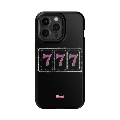 Pink Lucky 777 iPhone Case