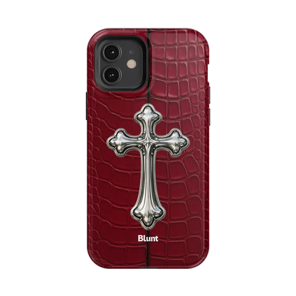 Crimson Crux iPhone Case