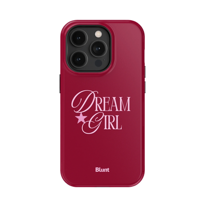 Dream Girl Maroon iPhone Case