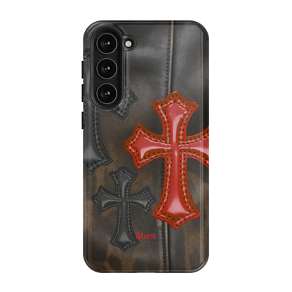 Leather Crosses Samsung Case