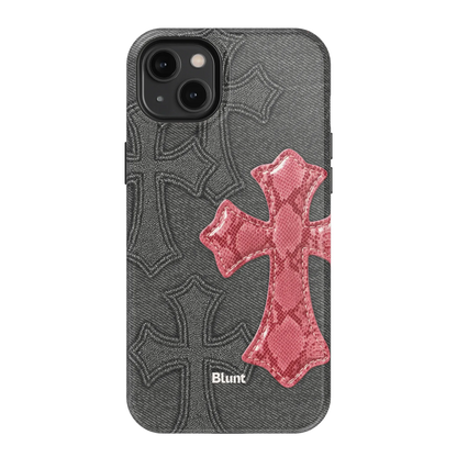Pinkscale Cross iPhone Case