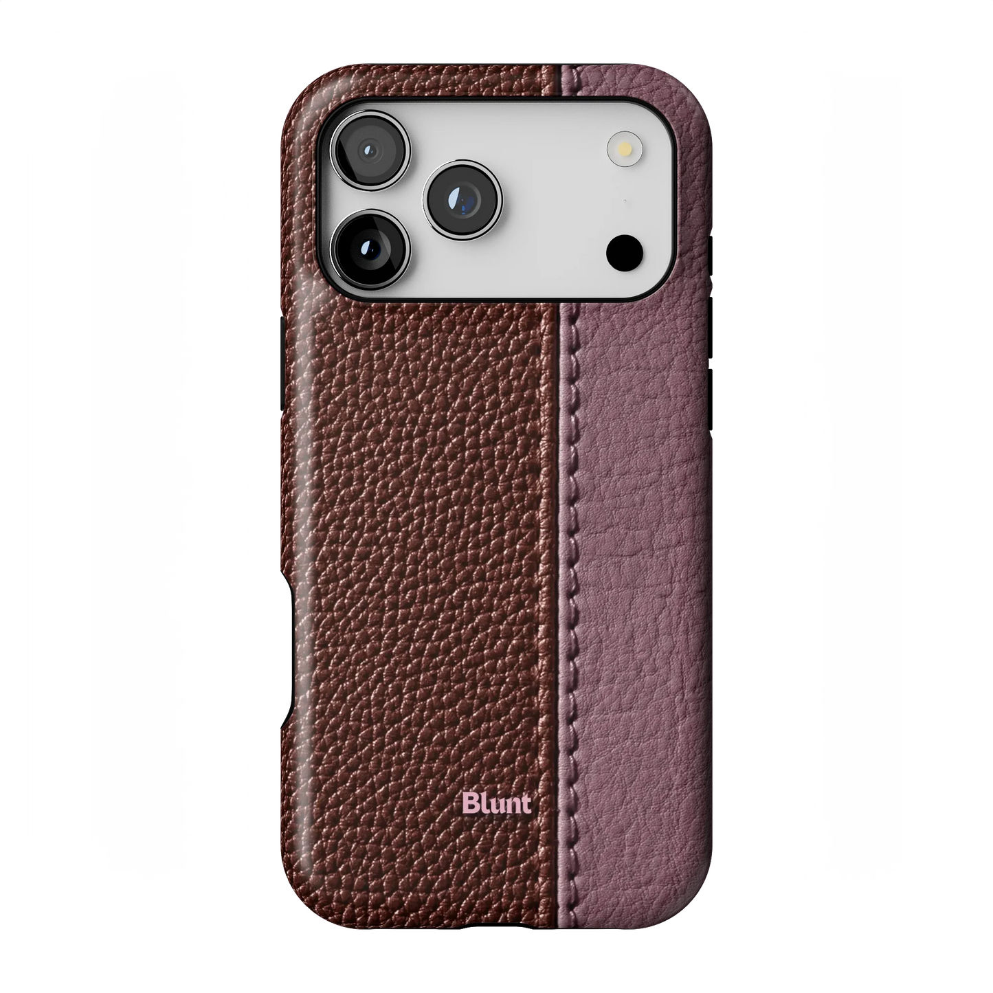 Maroon Grain iPhone Case