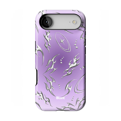 Purple Cyber iPhone Case