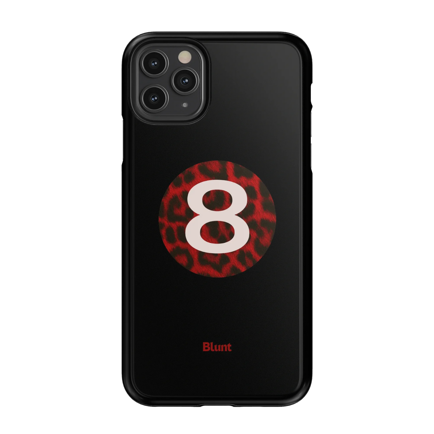 Red Cheetah Magic 8 iPhone Case