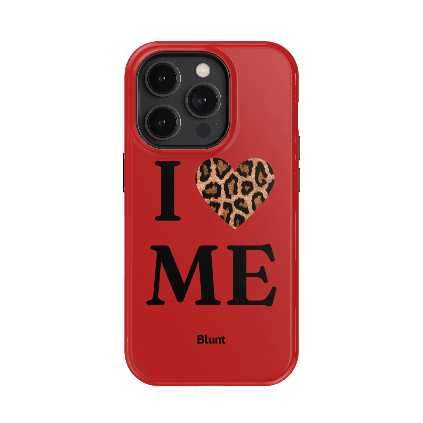 Red I Love Me iPhone Case