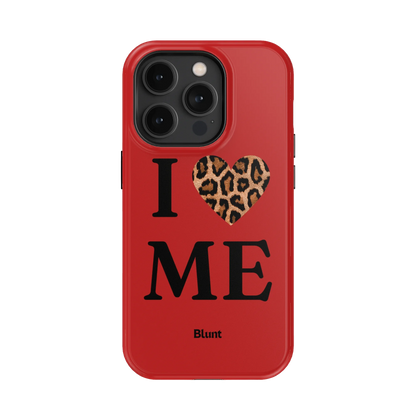 Red I Love Me iPhone Case