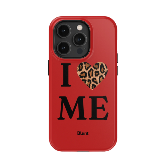 Red I Love Me iPhone Case
