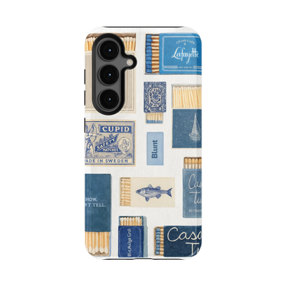 Teal flame Samsung Case