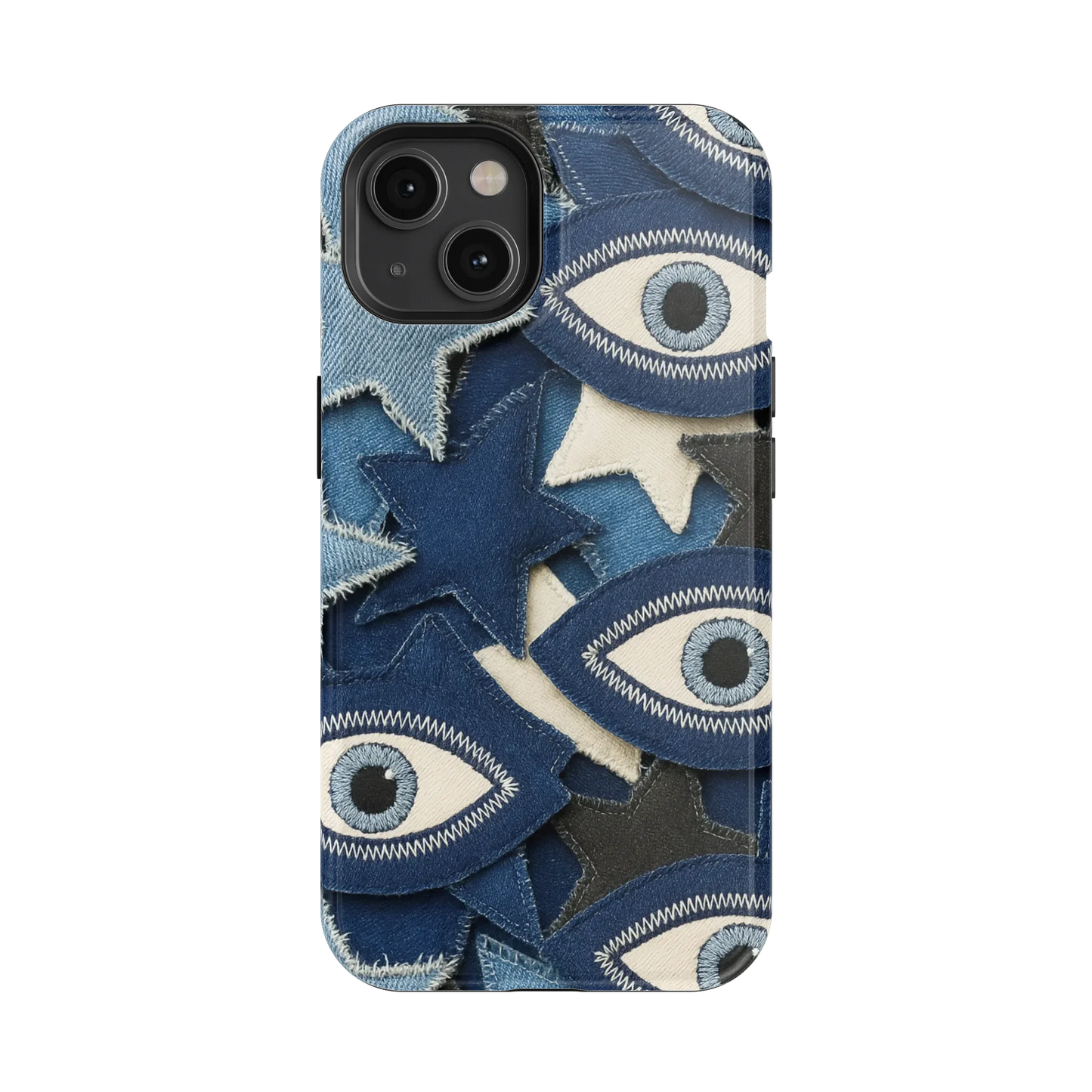 Evil Eye Denim iPhone Case