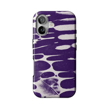 Plum Noir Abstract iPhone Case
