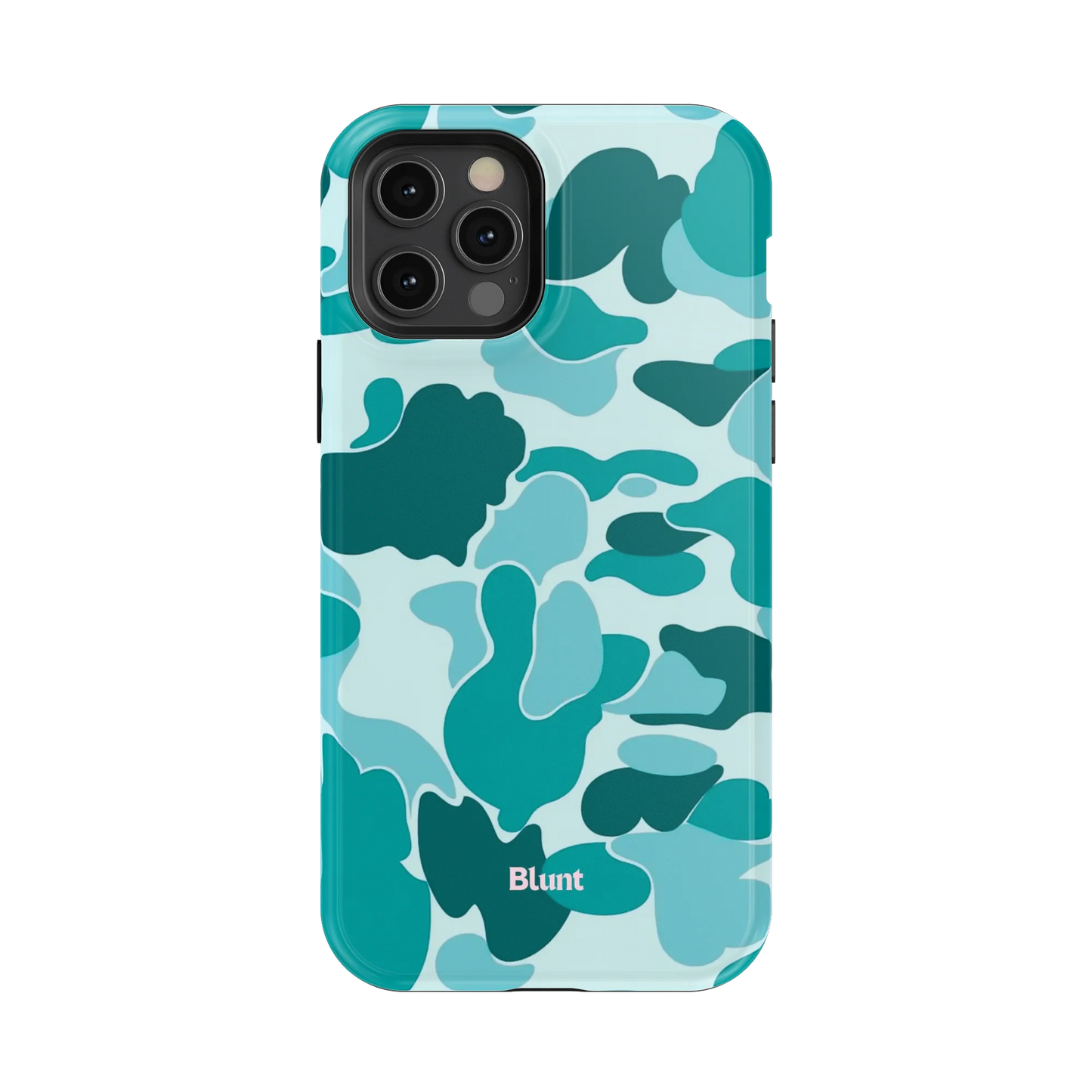 Aqua Camo iPhone Case