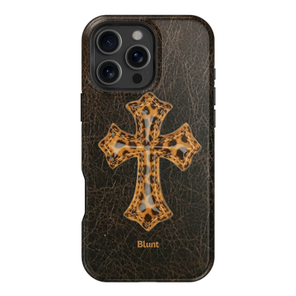 Golden Celine iPhone Case