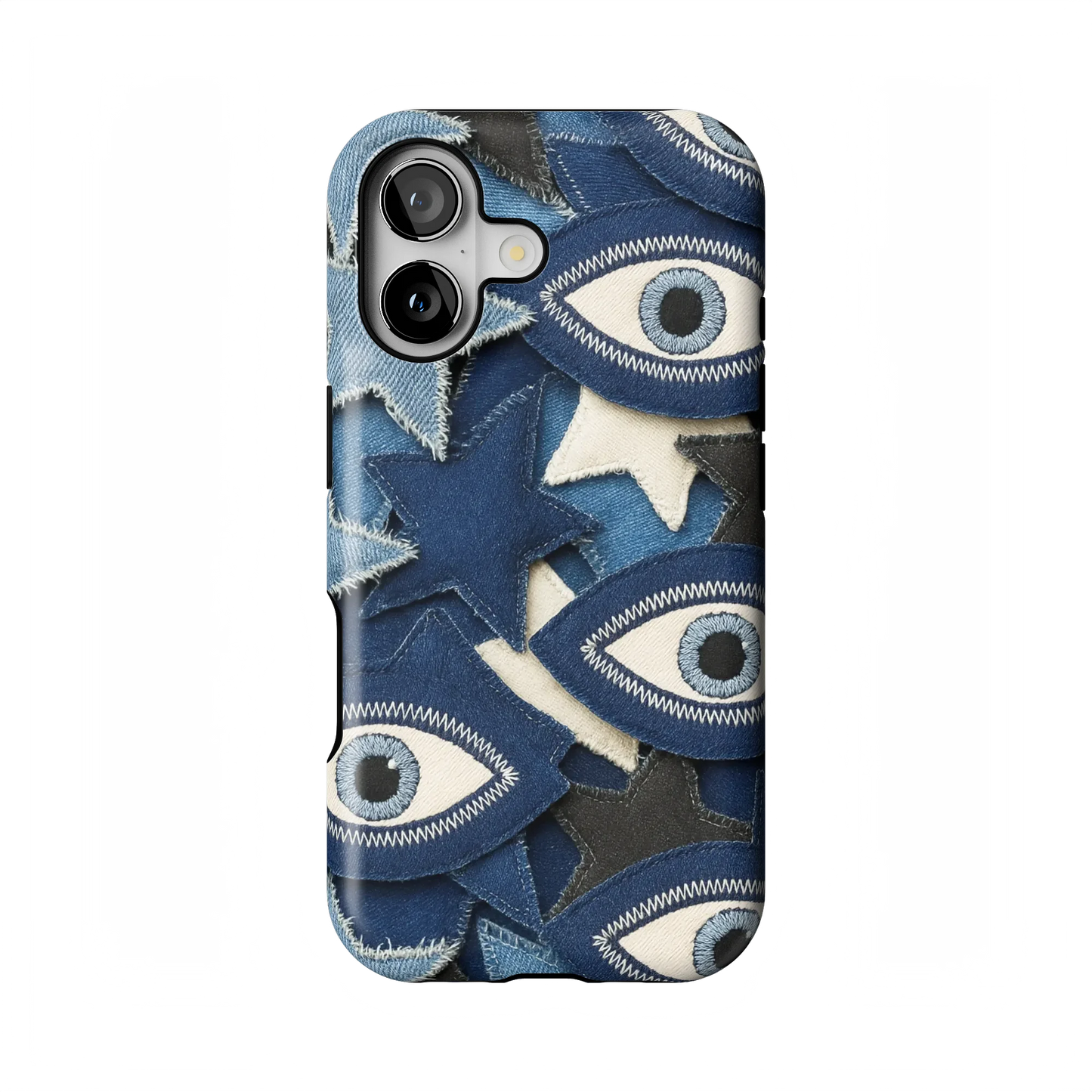 Evil Eye Denim iPhone Case