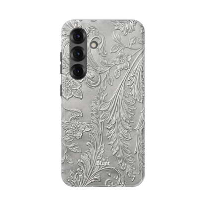 Tooled Silver Samsung Case