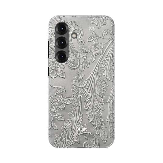 Tooled Silver Samsung Case
