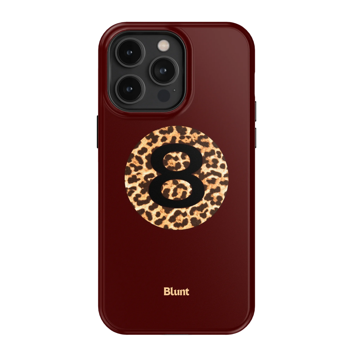 Burgundy Magic 8 iPhone Case