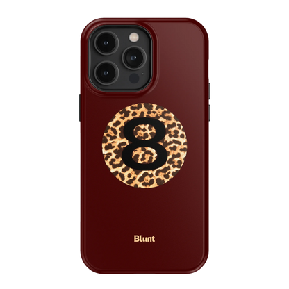Burgundy Magic 8 iPhone Case