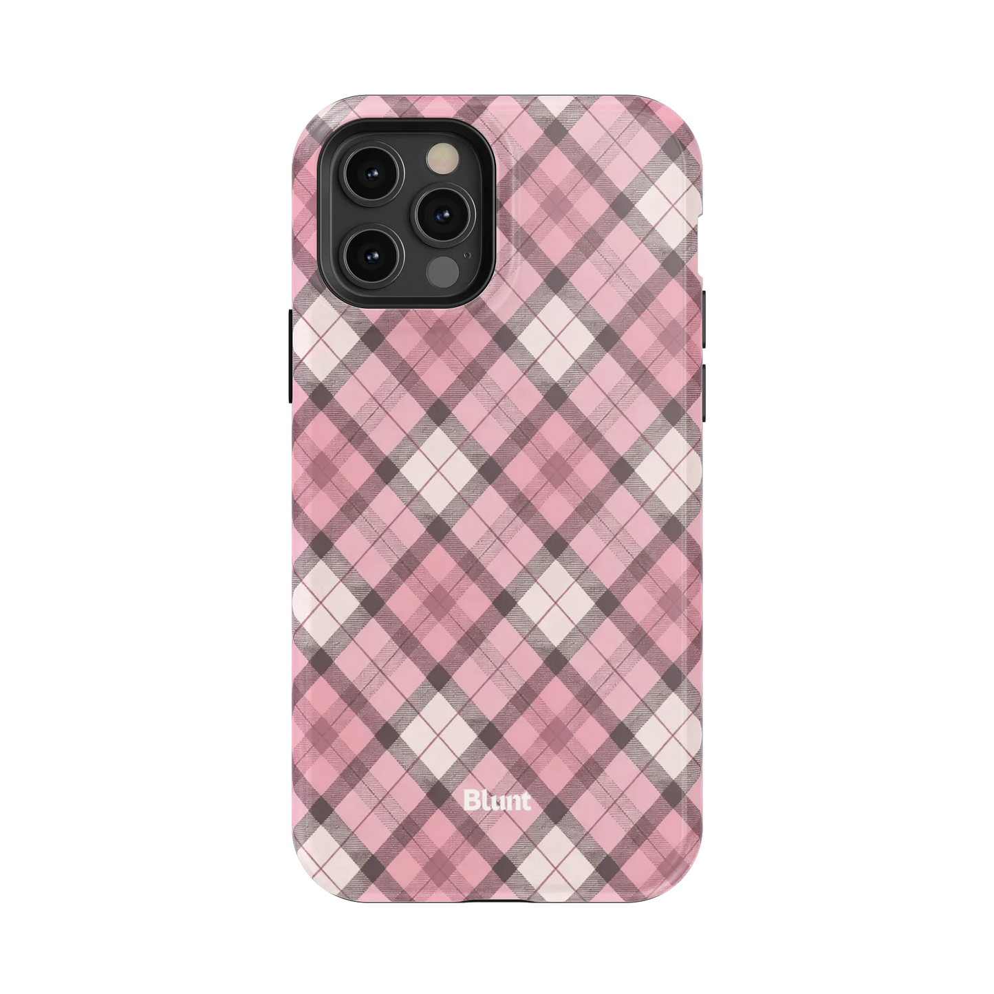 Pink Plaid iPhone Case