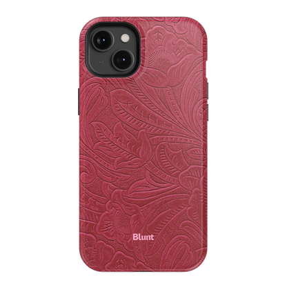 Mauve Leather iPhone Case