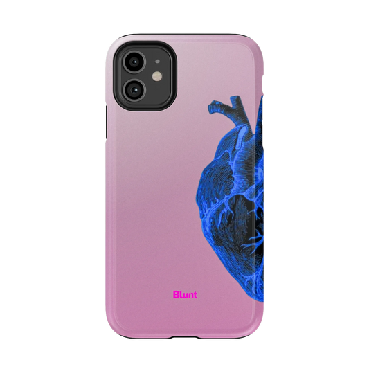 Anatomy Heart Blue iPhone Case