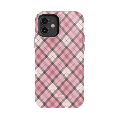 Pink Plaid iPhone Case