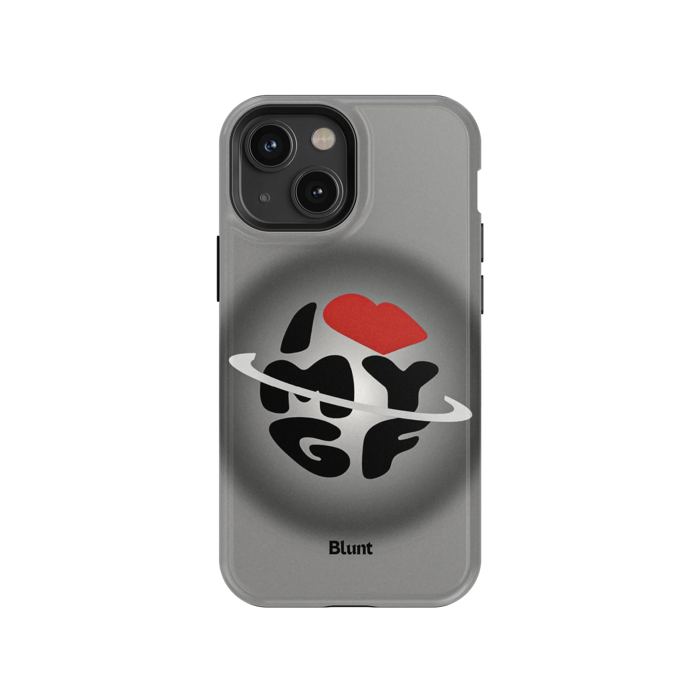 Grey Aura Girlfriend iPhone Case