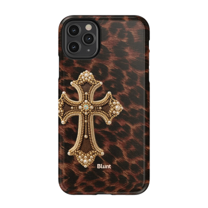 Bedazzled Cross iPhone Case