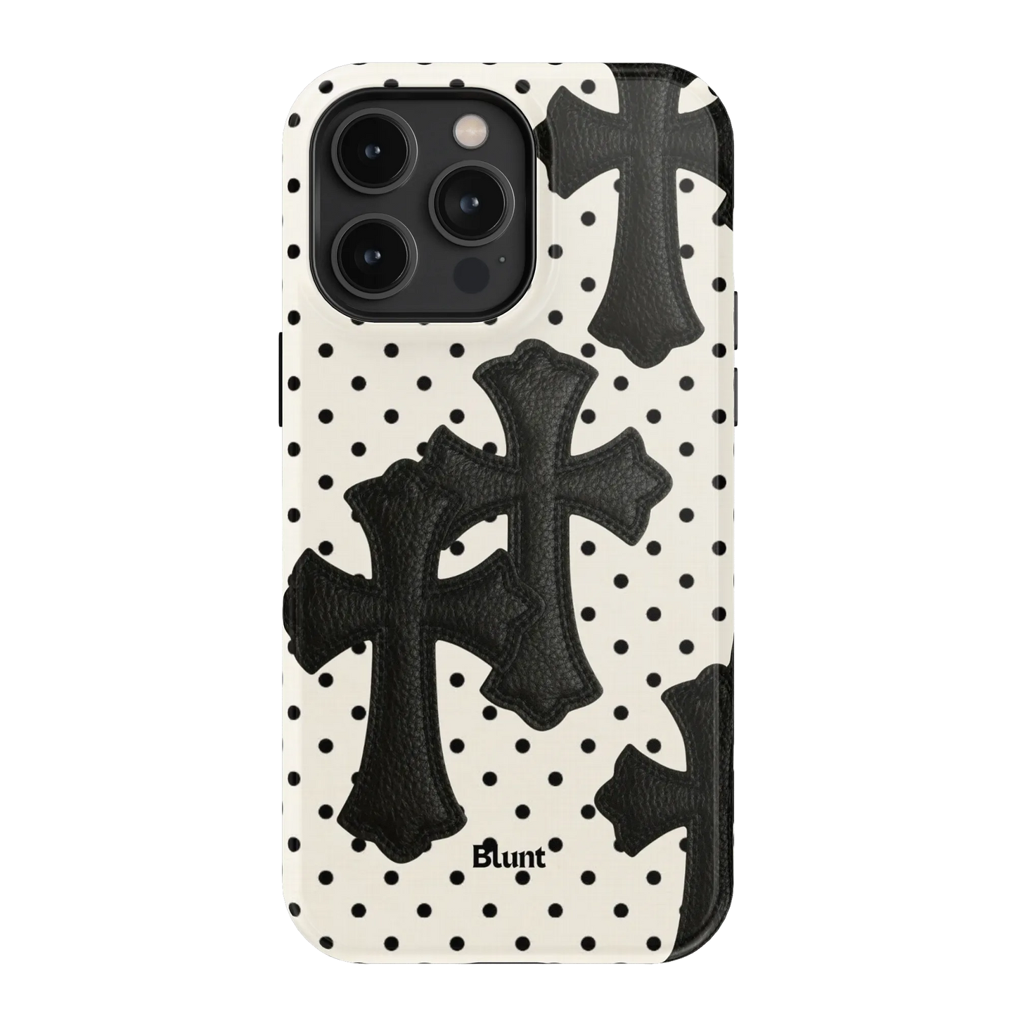 Noir Crosses iPhone Case