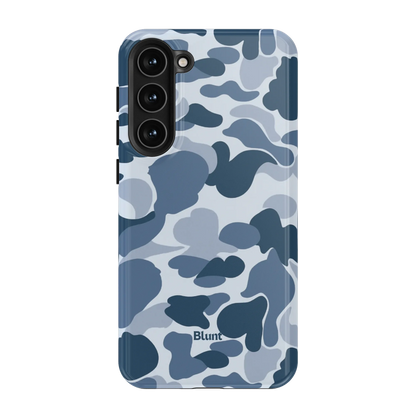 Bluish Camo Samsung Case
