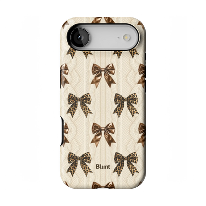 Cheetah Knit iPhone Case