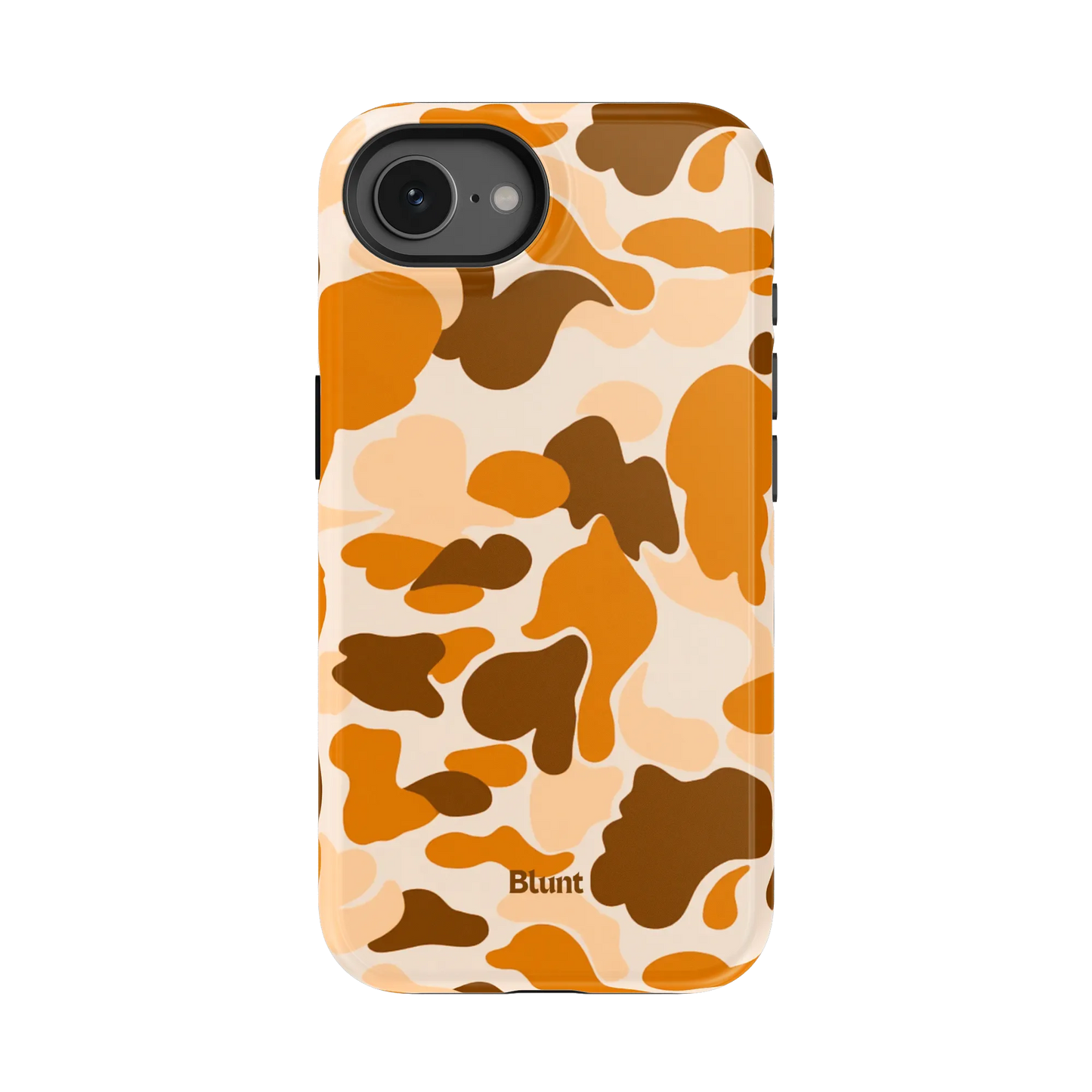 Orange Camo iPhone Case