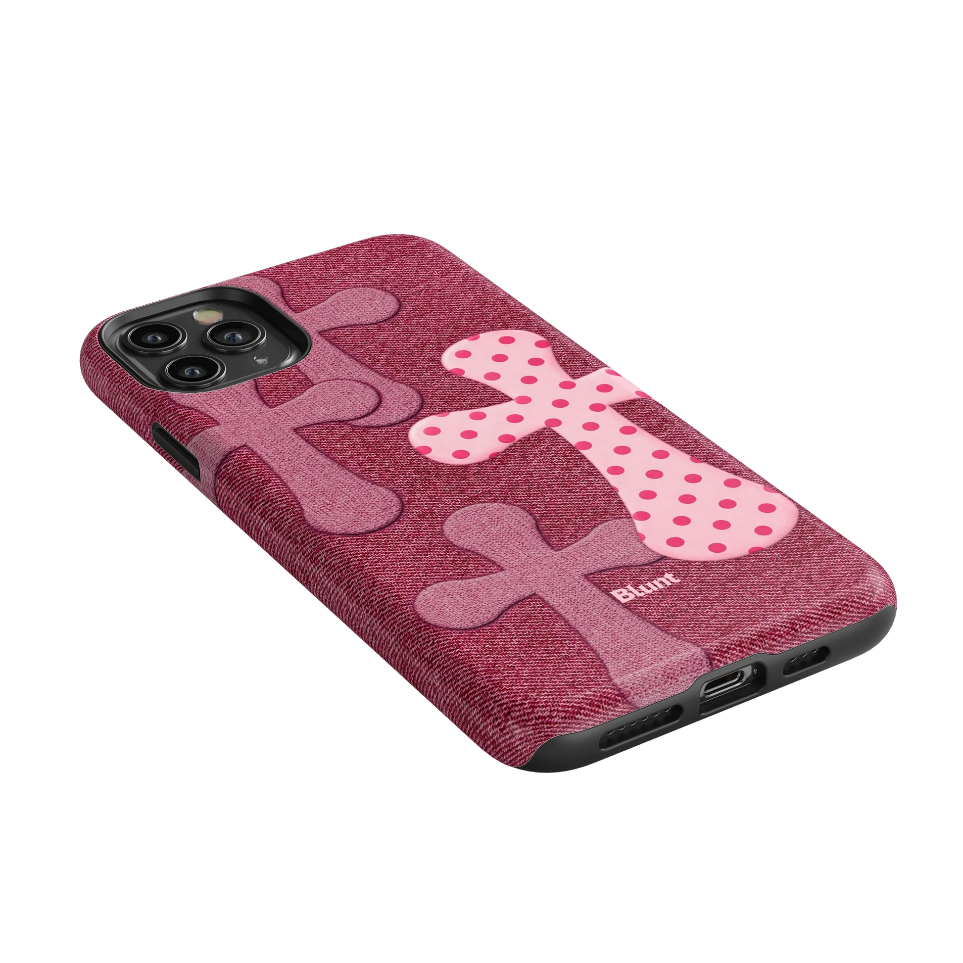 Pink-Polka-Patch-iphone-case-iPhone 11 Pro Max-2