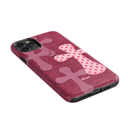 Pink-Polka-Patch-iphone-case-iPhone 11 Pro Max-2