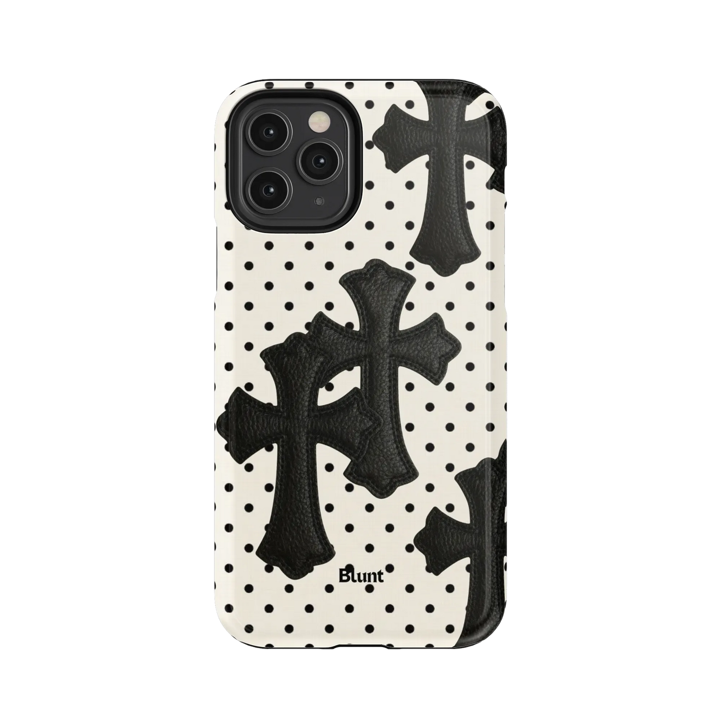 Noir Crosses iPhone Case
