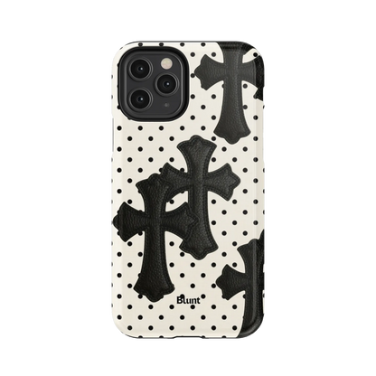 Noir Crosses iPhone Case