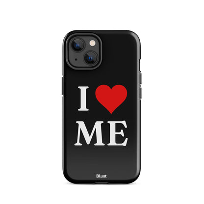 I Love Me in Black iPhone Case - blunt cases